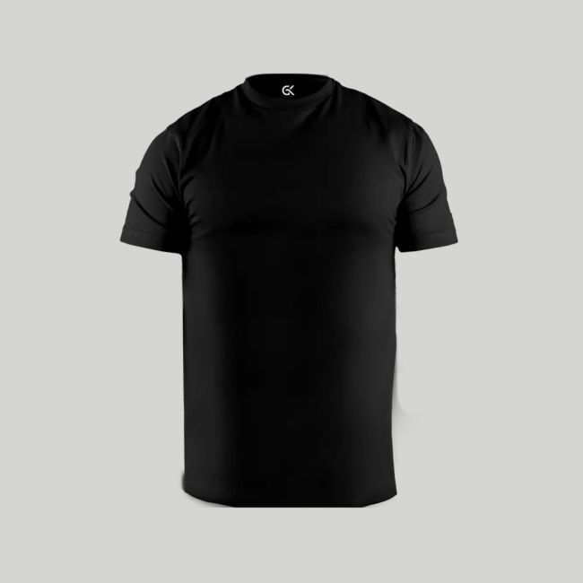 Tee-shirt neutre - Noir - GK