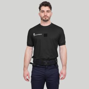 T-Shirt Cooldry mit Klettverschluss Gendarmerie - Schwarz - Patrol Equipement