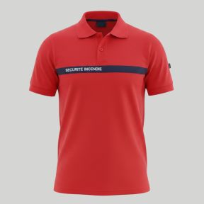 Polo Bezpieczeństwo Pożarnicze ADUM - Czerwony - Force Series