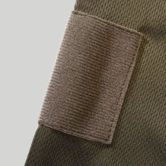 T-shirt Quickdry met velcro - Olijfgroen - Brandit
