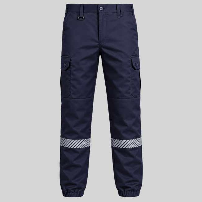 Pantalón de Seguridad contra Incendios con elastano SECURITY - Azul Marino - Force Series