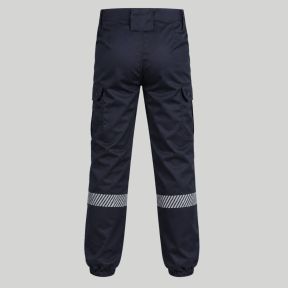 Calças de Segurança contra Incêndios com elastano SECURITY - Azul Marinho - Force Series