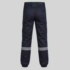 Calças de Segurança contra Incêndios com elastano SECURITY - Azul Marinho - Force Series