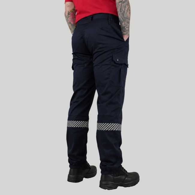 Feuerschutzhose mit Elasthan SECURITY - Marine - Force Series