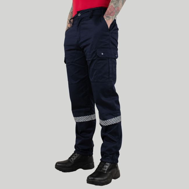 Feuerschutzhose mit Elasthan SECURITY - Marine - Force Series
