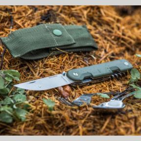 Couteau Baroudeur + couverts - Kaki - TB Outdoor