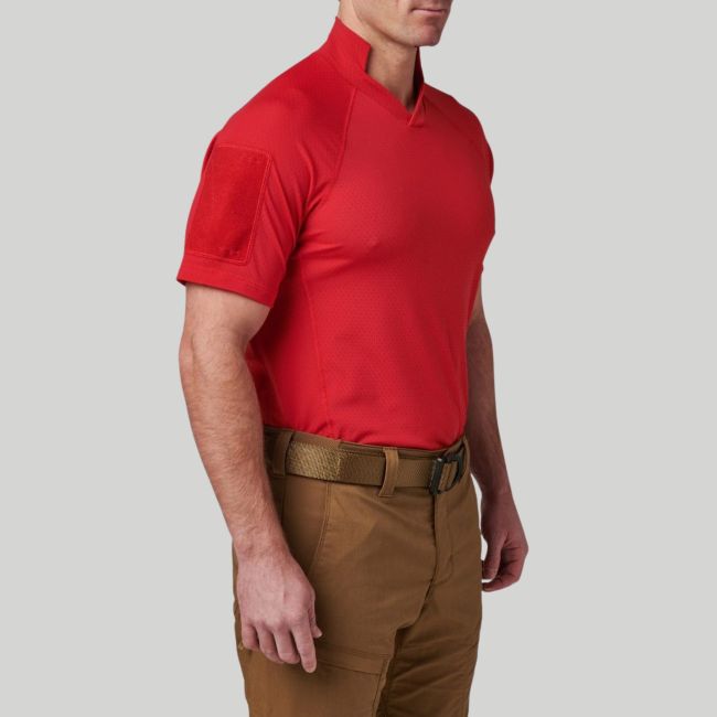 Polo táctico V.XI Sigurd manga corta - Rojo - 5.11 Tactical