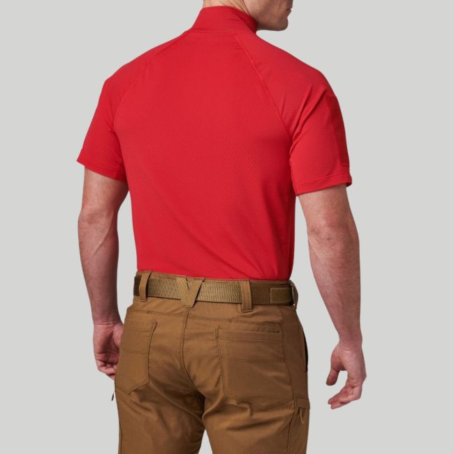 Polo táctico V.XI Sigurd manga corta - Rojo - 5.11 Tactical
