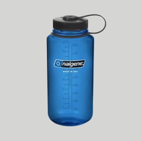 Bidon z szeroką szyjką 1L - Niebieski/Czarny - Nalgene