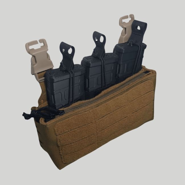 Chest rig VDK Gen.2 z 2 żeńskimi klamrami QASM 1''/25mm - Piaskowy - Tiger Tailor