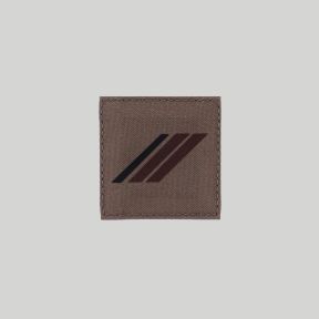 Galón de pecho Tela con velcro Ejército de Tierra baja visibilidad - Cabo
