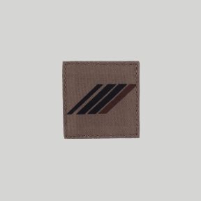 Galon de poitrine Tissu avec velcro Armée de Terre basse visibilité - Caporal-Chef 1ère Classe