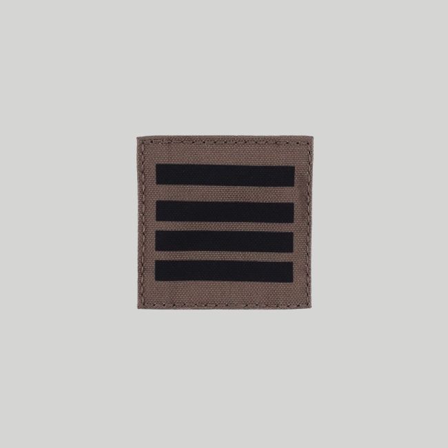 Galão de peito Tecido com velcro Exército baixa visibilidade - Commandant