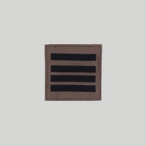 Galão de peito Tecido com velcro Exército baixa visibilidade - Commandant