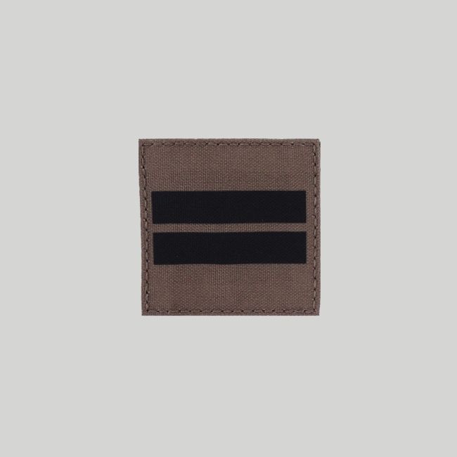 Galon de poitrine Tissu avec velcro Armée de Terre basse visibilité - Lieutenant