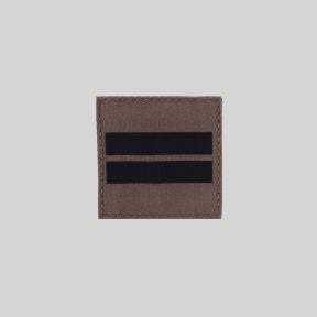 Galon de poitrine Tissu avec velcro Armée de Terre basse visibilité - Lieutenant
