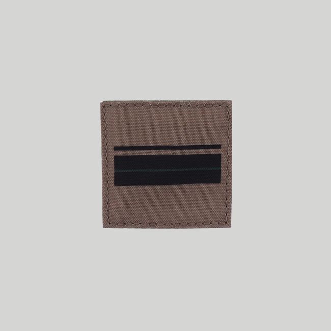 Galón de pecho Tela con velcro Ejército de Tierra baja visibilidad - Major