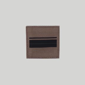 Galon de poitrine Tissu avec velcro Armée de Terre basse visibilité - Major