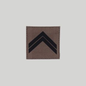 Galon de poitrine Tissu avec velcro Armée de Terre basse visibilité - Sergent