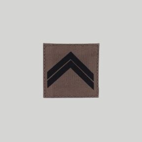 Galon de poitrine Tissu avec velcro Armée de Terre basse visibilité - Sergent