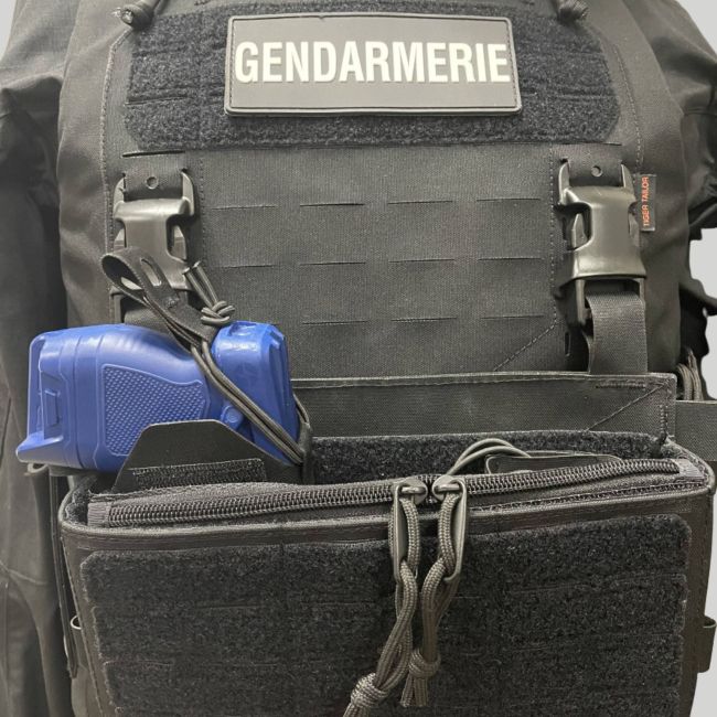 Insert pour chest rig VDK (poche pour Taser 7) - Noir - Tiger Tailor