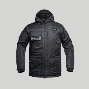Parka Hardshell con patta Sicurezza Privata WF 150 Sécu-One - Nero - A10 Equipment
