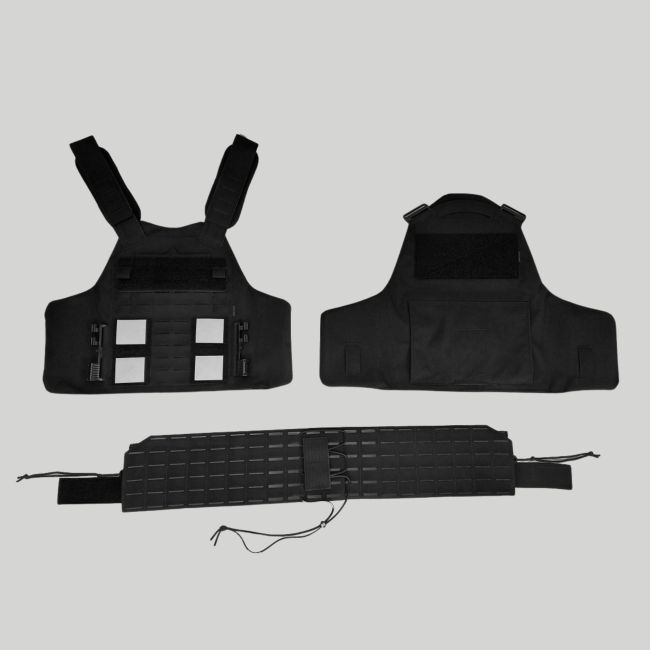 Funda táctica Polgen Gen.3 Policía Municipal (sin bandas Gitane) para insertos GK - Negro - Tiger Tailor