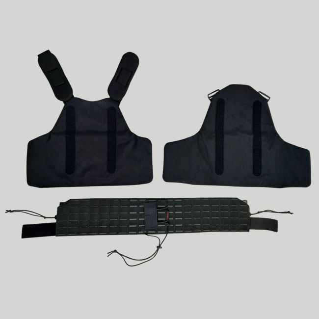 Fodero tattico Polgen Gen.3 Polizia Municipale (senza bande Gitane) per inserti LPSA - Nero - Tiger Tailor