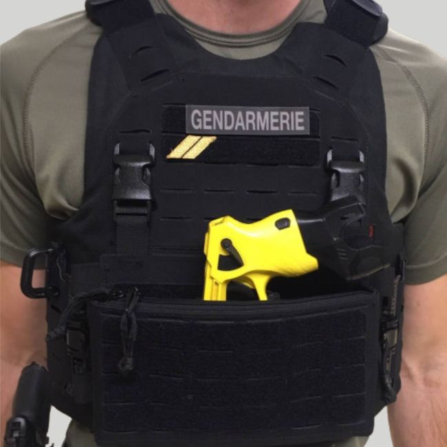 Insert voor chest rig VDK (vak voor Taser X26P, rookgranaat, enkelvoudige magazijnhouder) - Zwart - Tiger Tailor