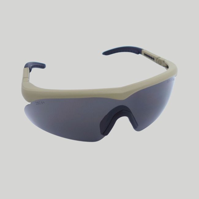 Gafas tácticas Raptor (kit 3 cristales Incoloro/Ahumado/Naranja) - Coyote - Swisseye