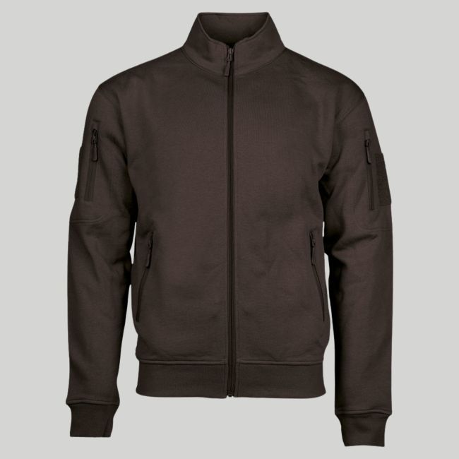 Taktische Reißverschlussjacke - Schwarz - Mil-Tec