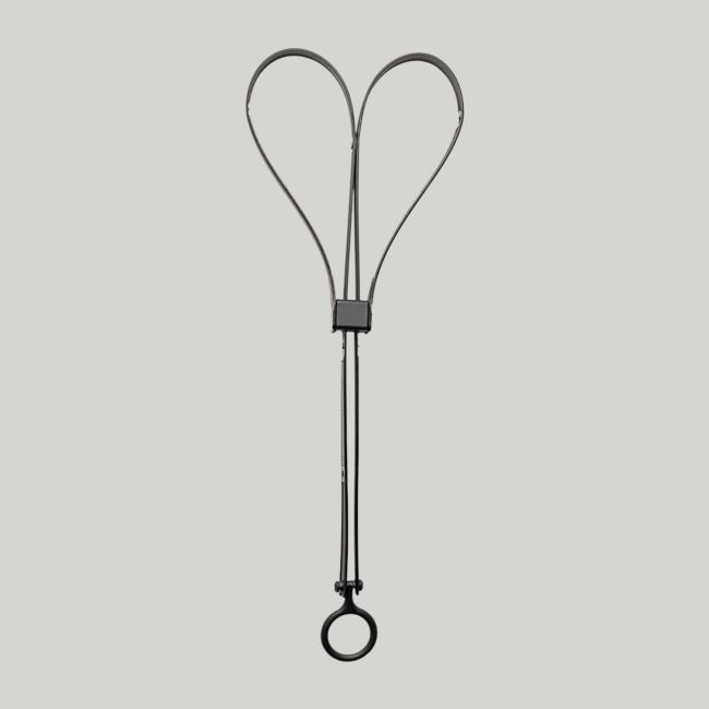 Menottes en plastique avec anneau de traction - Noir - Mil-Tec