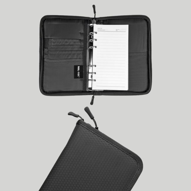 Caderno tático Hextac 22x14cm - Preto - Mil-Tec