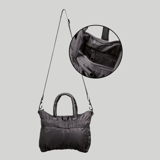 Bolsa para casco de piloto US Mini con correa - Negro - Mil-Tec