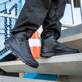 Skórzane buty interwencyjne Mid Connexis - Czarny - Haix
