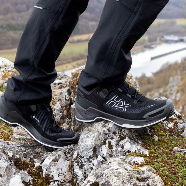 Lage damessschoenen Black Eagle EVO Adventure GTX - Zwart/Grijs - Haix