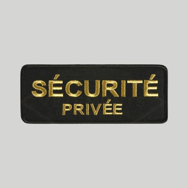 Armbinde Privatsicherheit (golden) - Schwarz - VVS
