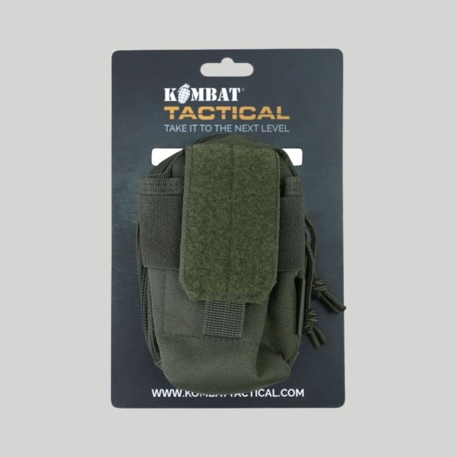 Pochette utilitaire Molle micro - Vert Olive - Kombat Tactical