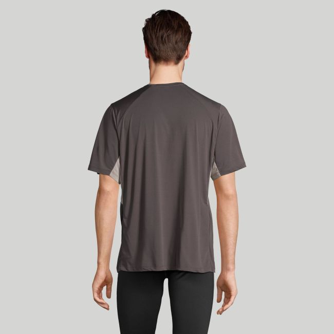 Sport T-shirt Storm - Donkergrijs/Lichtgrijs - Sol's