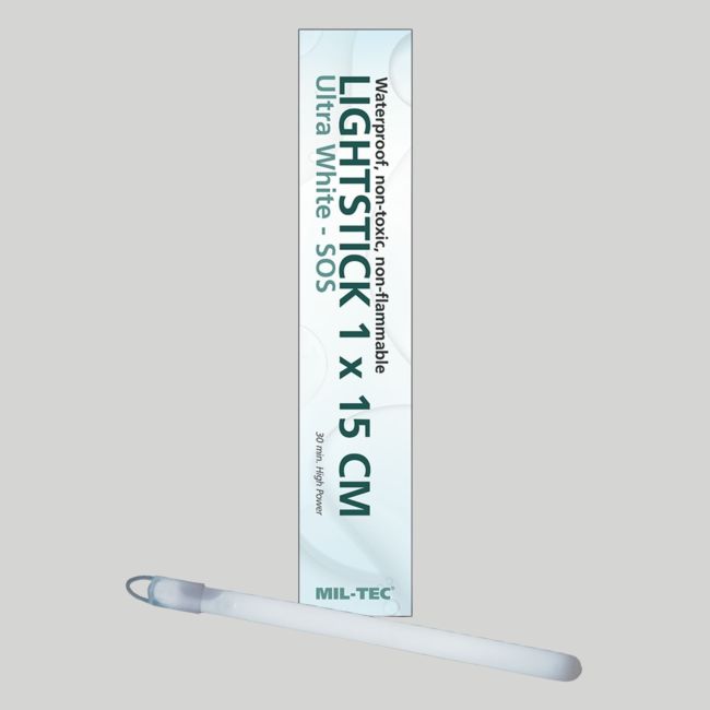 Leuchtstäbe 15cm/30min - Ultra Weiß - Mil-Tec