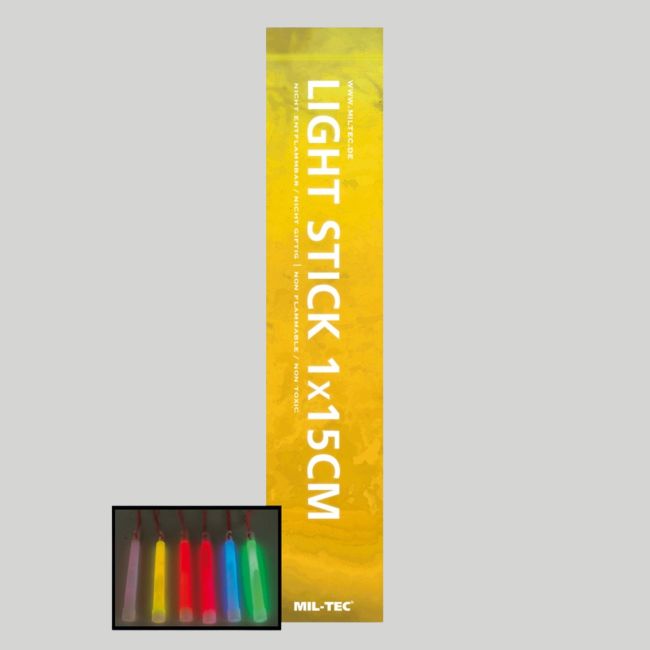 Leuchtstäbe 15cm/8-12h - Gelb - Mil-Tec