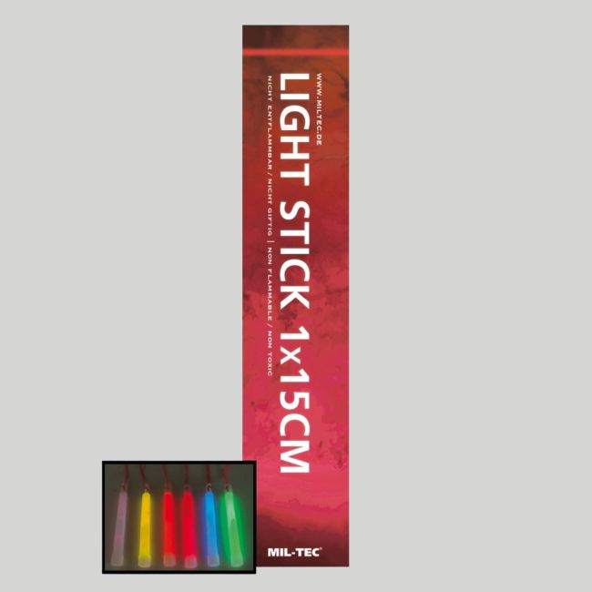 Barras luminosas 15cm/8-12h - Rojo - Mil-Tec