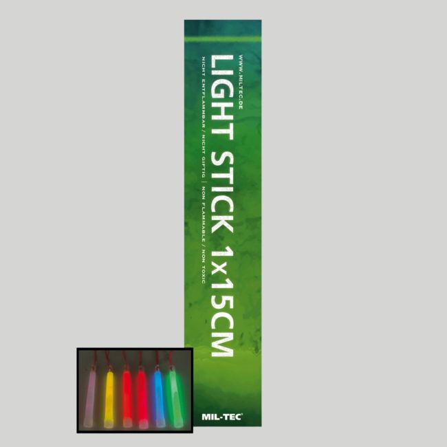 Leuchtstäbe 15cm/8-12h - Grün - Mil-Tec