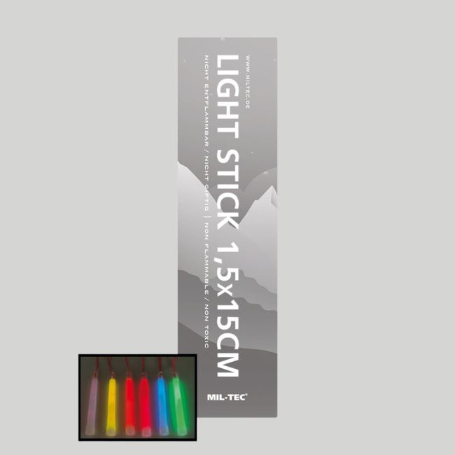 Bâtons lumineux 15cm/8-12h V2 - Blanc - Mil-Tec