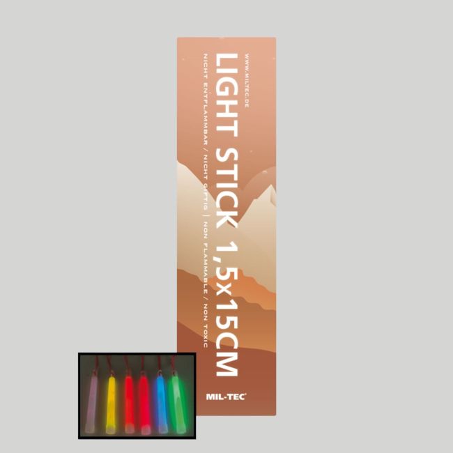 Bastoncini luminosi 15cm/8-12h V2 - Arancione - Mil-Tec