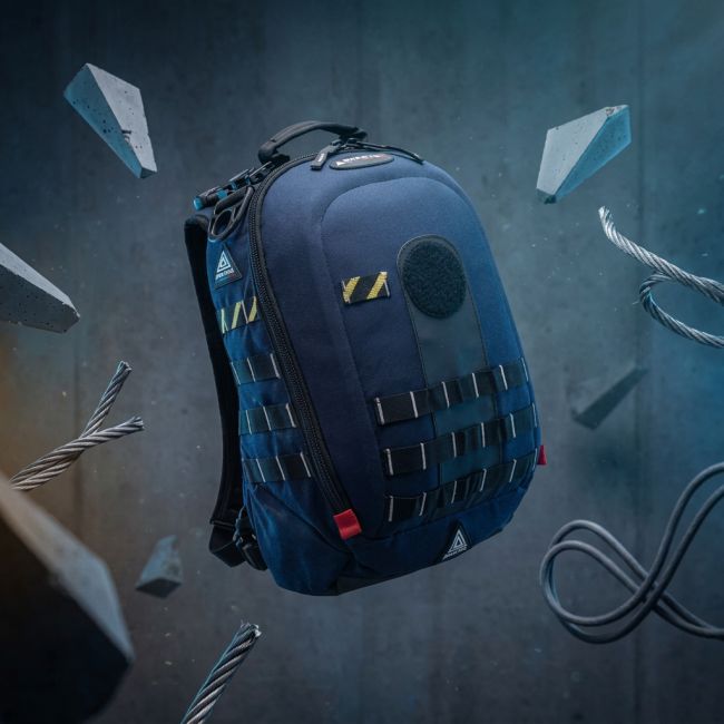 Hartschalen-Rucksack MATT 19L - Nachtblau - Dimatex
