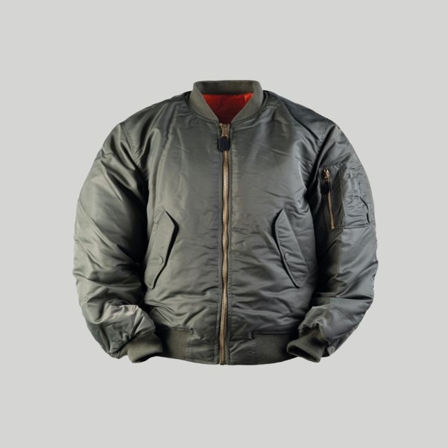 Kurtka bomber MA1 Basic - Oliwkowa zieleń - Mil-Tec