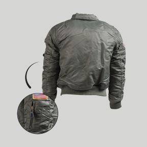 CWU-Jacke mit Kinder-Abzeichen - Olivgrün - Mil-Tec