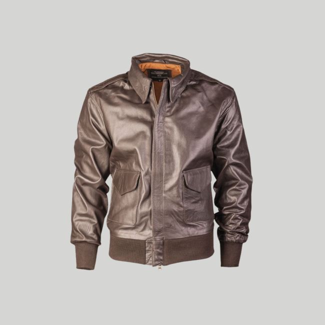 Lederjacke US-Pilot A2 - Mil-Tec