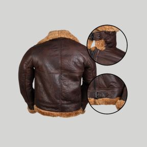 Leren pilotenjack US Navy B46 - Mil-Tec
